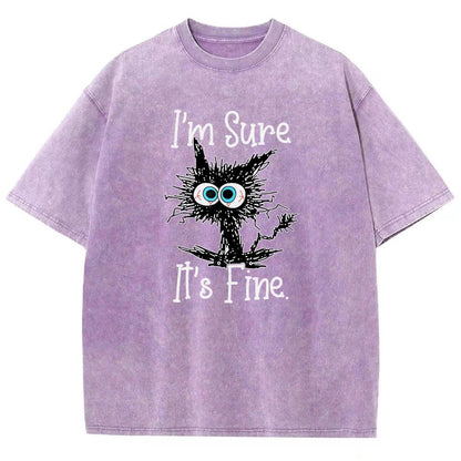 I’M Sure It’S Fine Vintage Distressed T-shirt