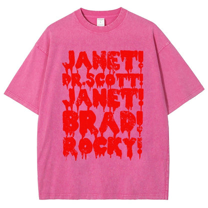 Jana! Dr. Smith! Jana! Ben! Vintage Distressed T-shirt