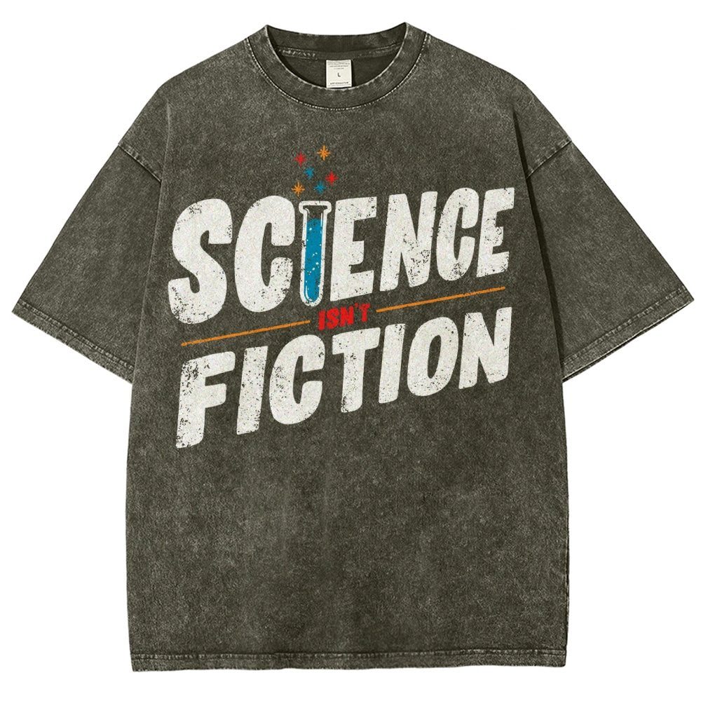 Science Isn’t Fiction Vintage Distressed T-shirt