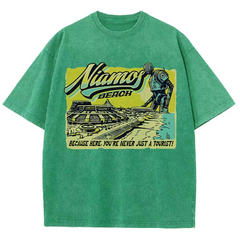 Niamos Beach Vintage Distressed T-shirt