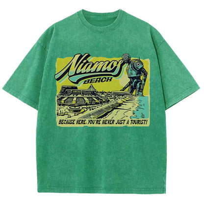 Niamos Beach Vintage Distressed T-shirt