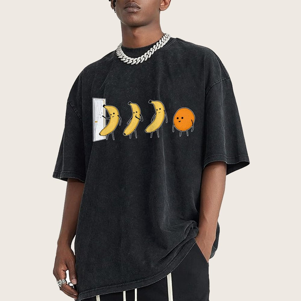 Knock Knock Funny Vintage Distressed T-shirt