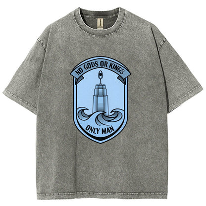 No Gods Or Kings Only Man Vintage Distressed T-shirt