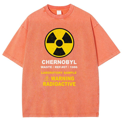 Chernobyl Warning Vintage Distressed T-shirt