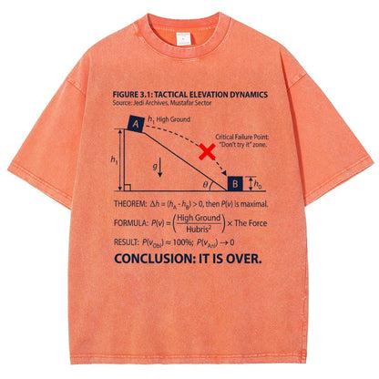 It Is Over Art Print Vintage Distressed T-shirt