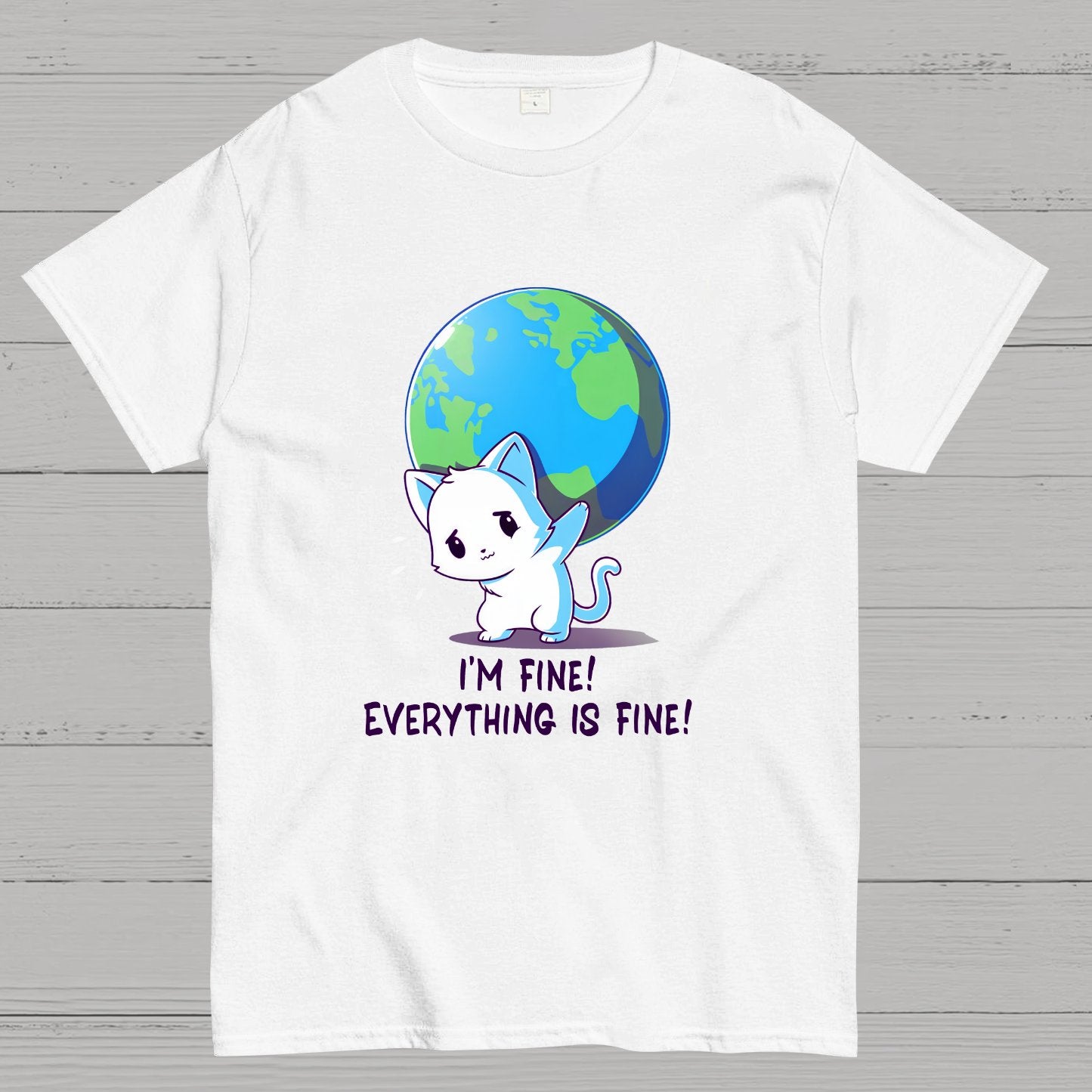I'm Fine Everything Is Fine Geek T-Shirt