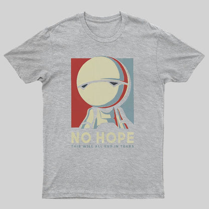 No Hope Marvin Robot Geeky T-Shirt