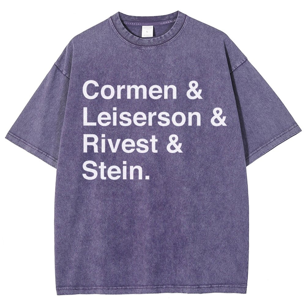 CLRS Algorithms Vintage Distressed T-shirt