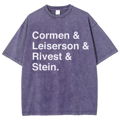 CLRS Algorithms Vintage Distressed T-shirt