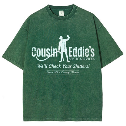 Neighbor Joe's Septic Services Vintage Distressed T-shirt