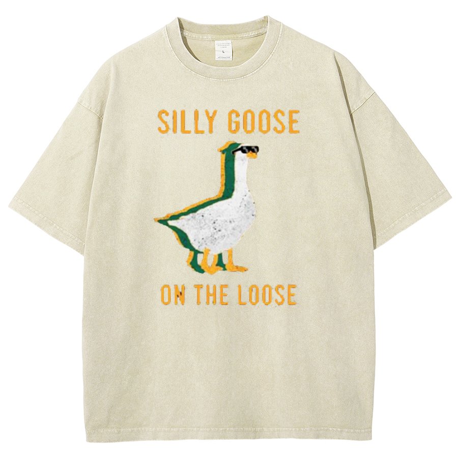 Silly Goose On The Loose Vintage Distressed T-shirt