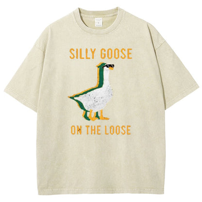Silly Goose On The Loose Vintage Distressed T-shirt