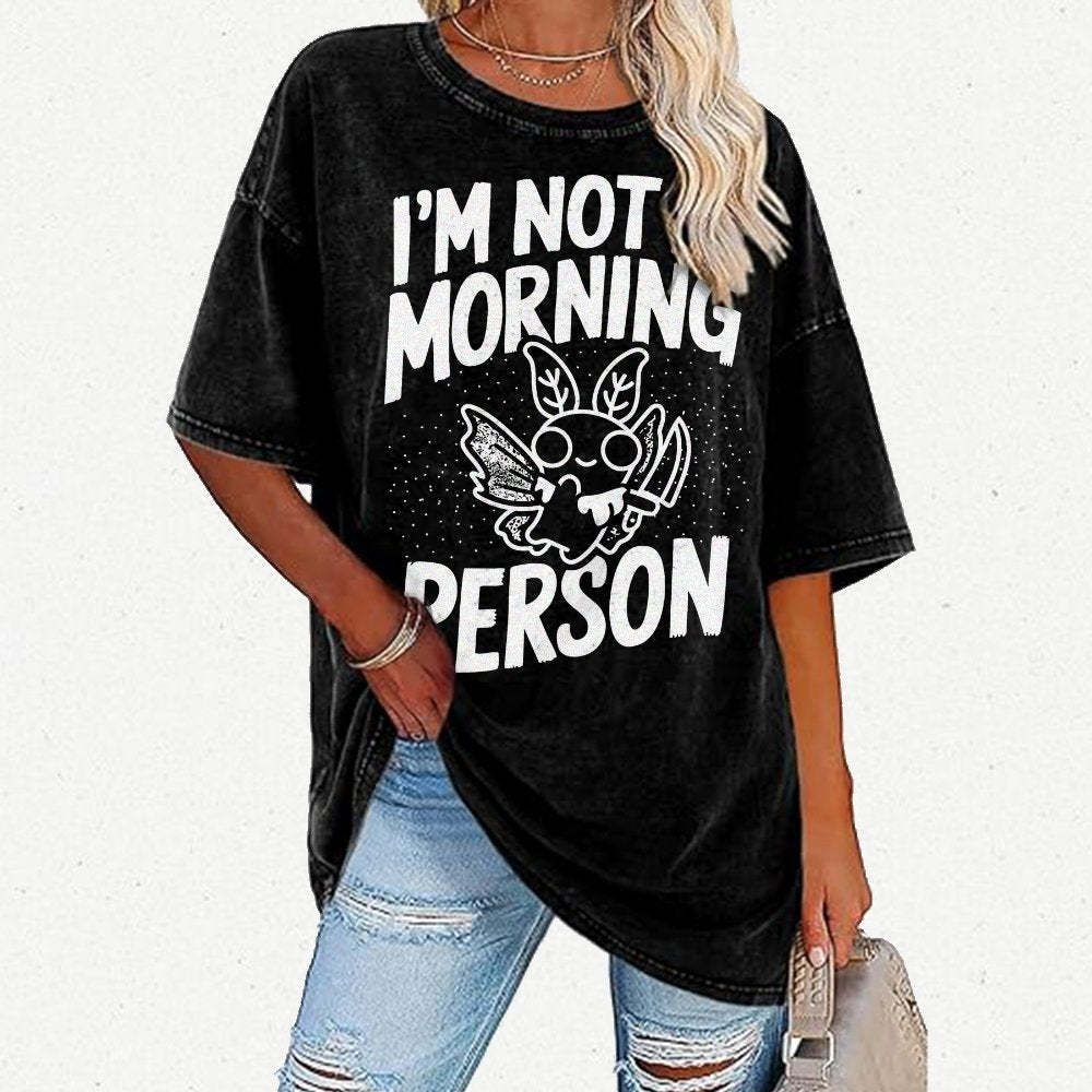 Not a Morning Bug Vintage Distressed T-shirt