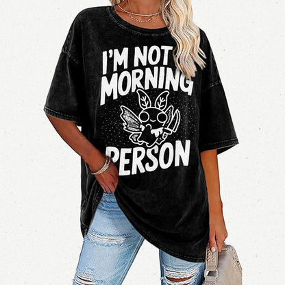 Not a Morning Bug Vintage Distressed T-shirt