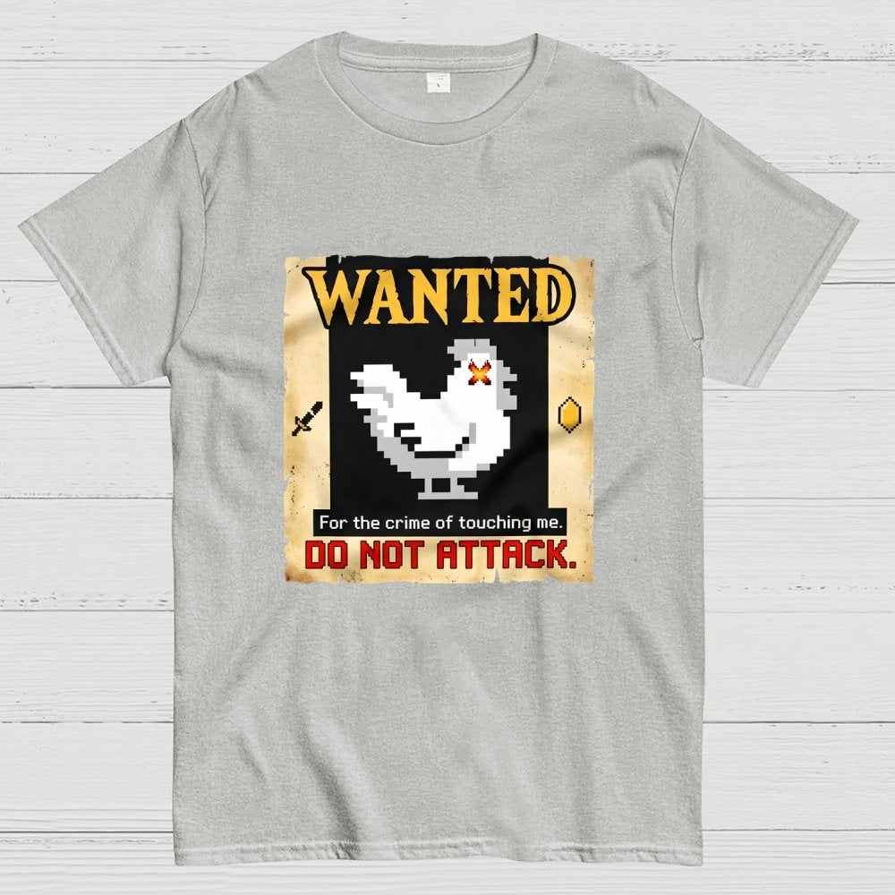 Wanted For The Crime Of Touching Me Art Print Geek T-Shirt