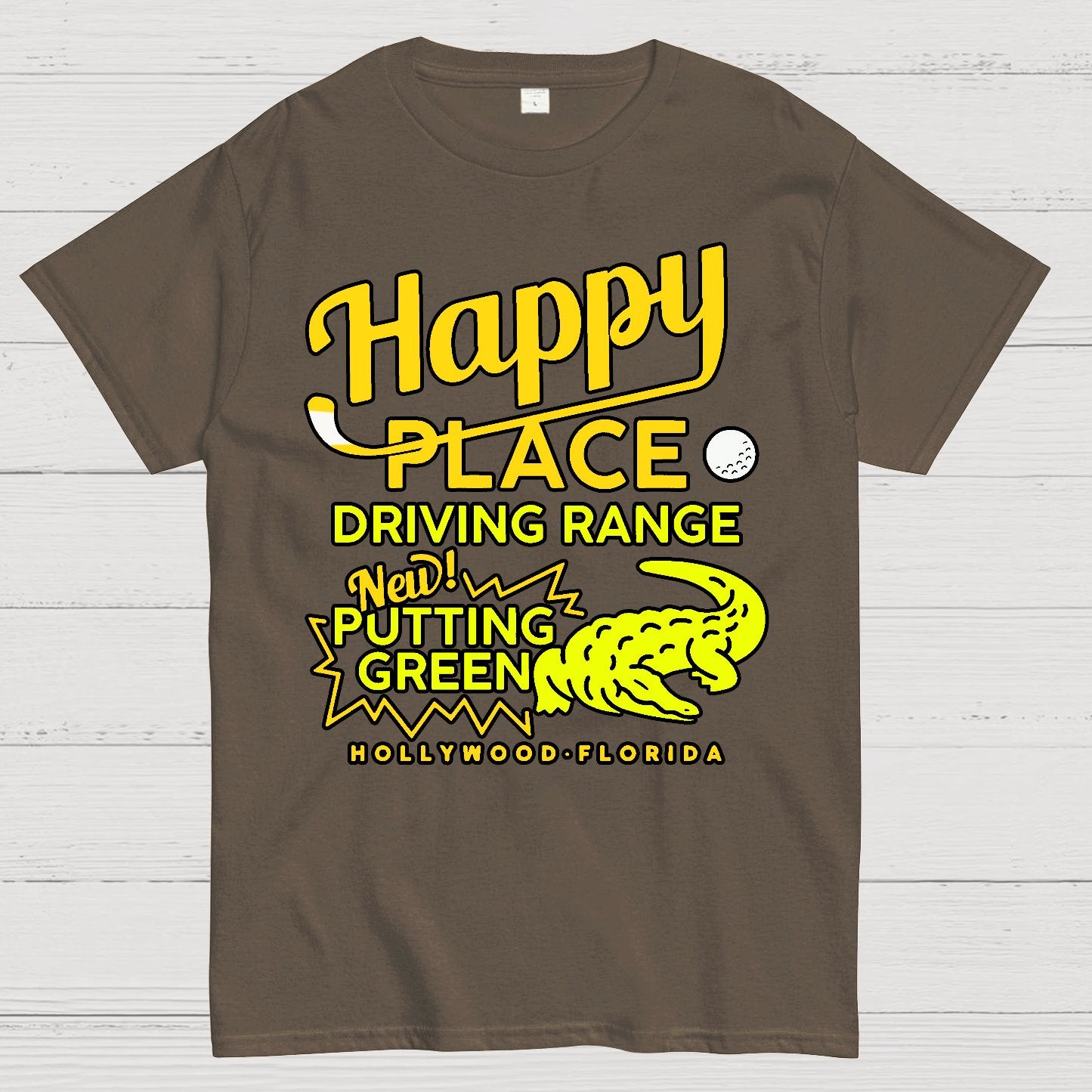 Happy Place Driving Range Geek T-Shirt