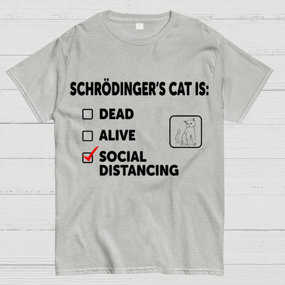 Schrodinger's Social Distancing Geek T-Shirt