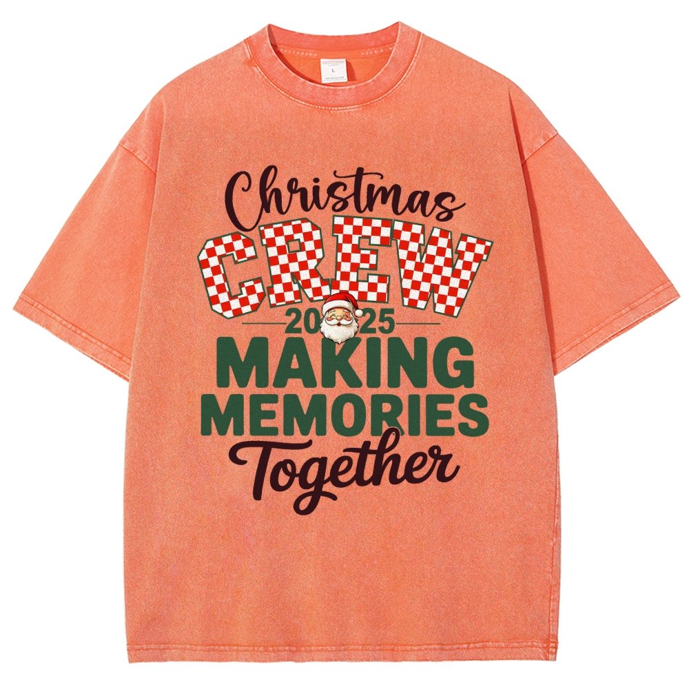 Retro Family Christmas Vintage Distressed T-shirt