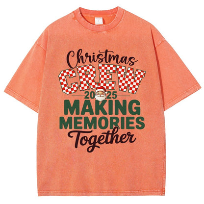 Retro Family Christmas Vintage Distressed T-shirt
