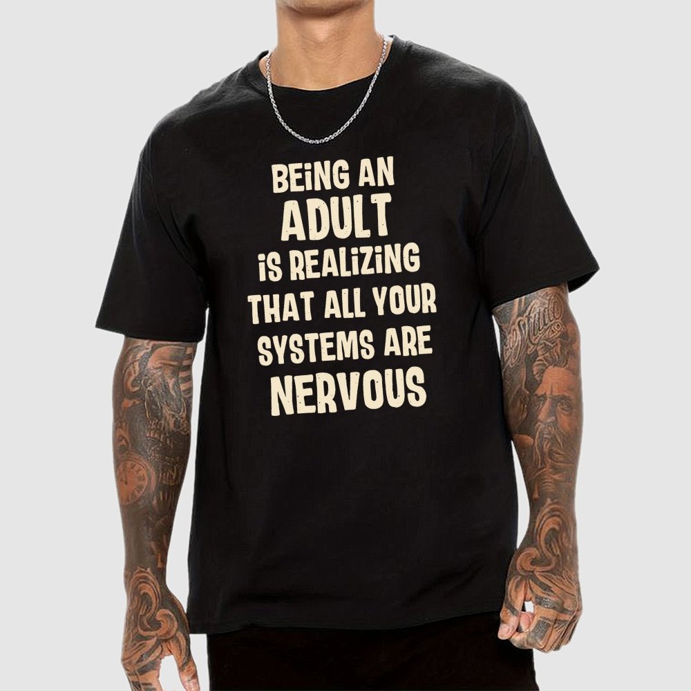 Being An Adult Geek T-Shirt