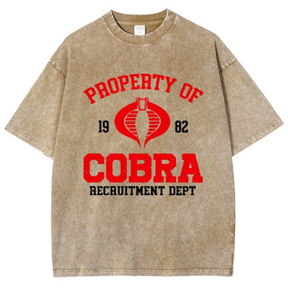 Property of Cobra Vintage Distressed T-shirt