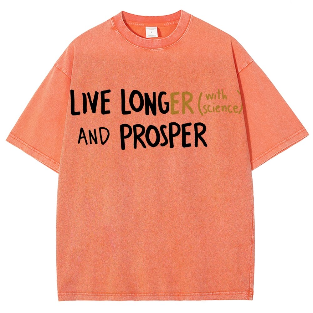 Live long and prosper Vintage Distressed T-shirt