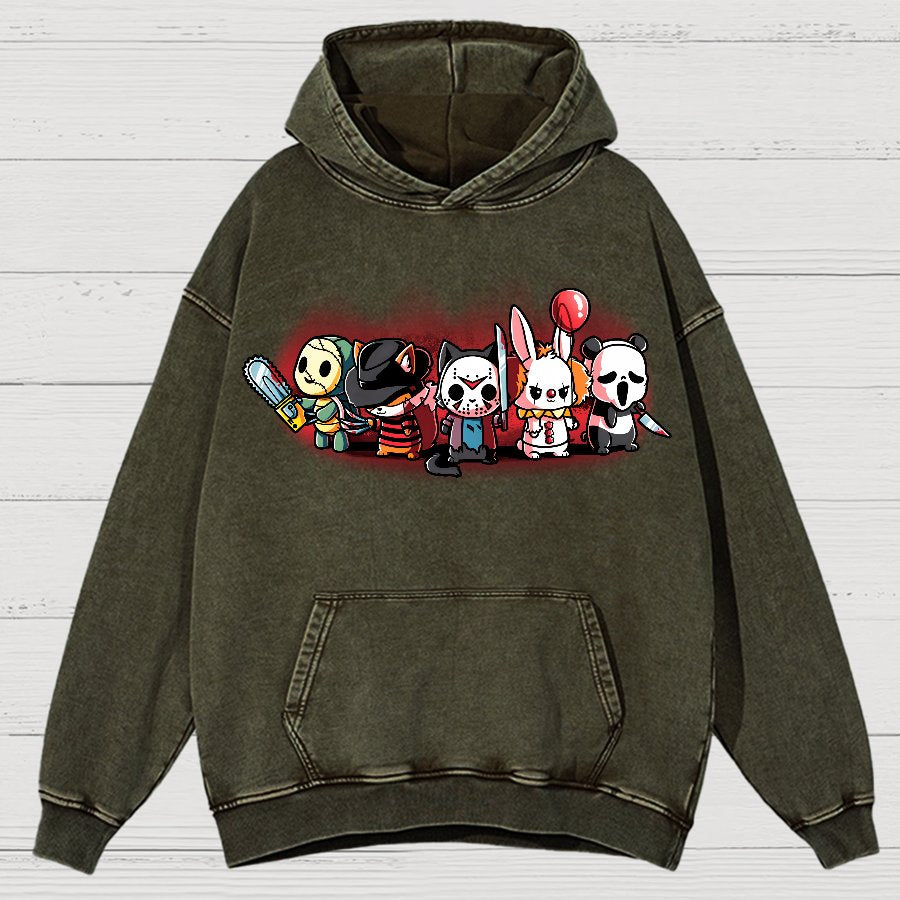 Terrorist Gangs Vintage Distressed Hoodie