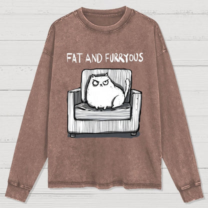 Fat And Furry Washed Long Sleeve Tee