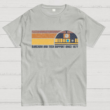 Providing Sarcasm and Tech Support Since 1977 Geek T-Shirt