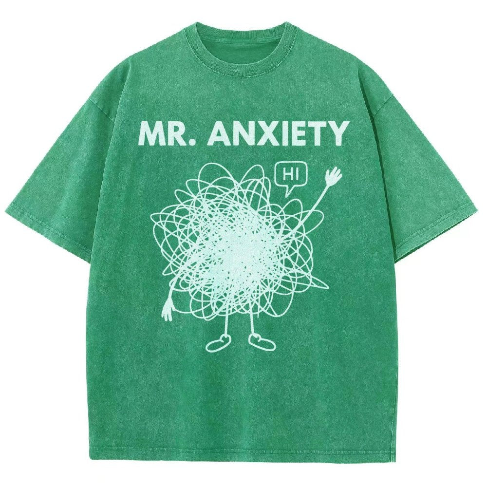 Mr. Anxiety! Vintage Distressed T-shirt