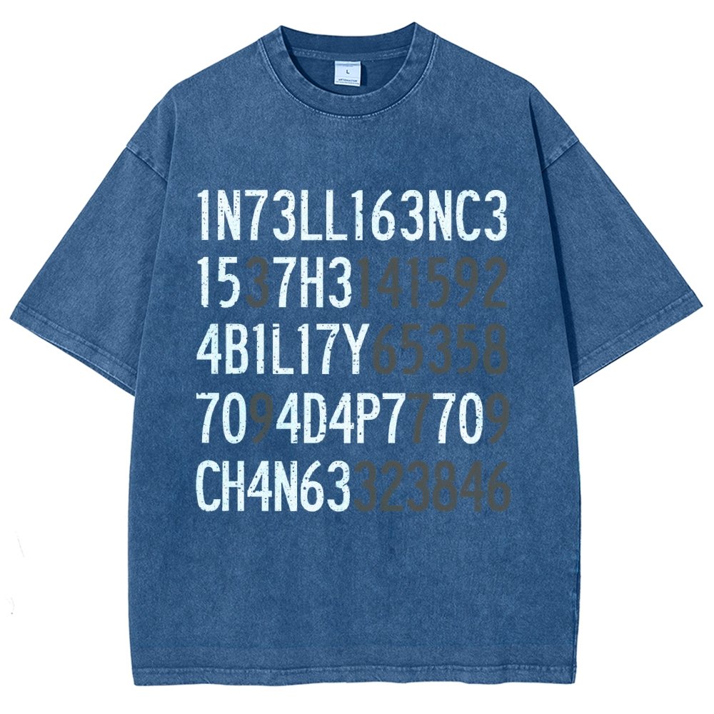 Intelligence Vintage Distressed T-shirt