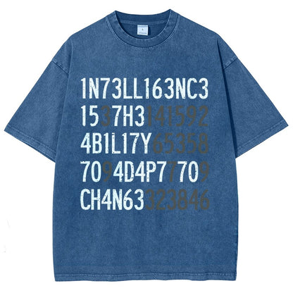 Intelligence Vintage Distressed T-shirt
