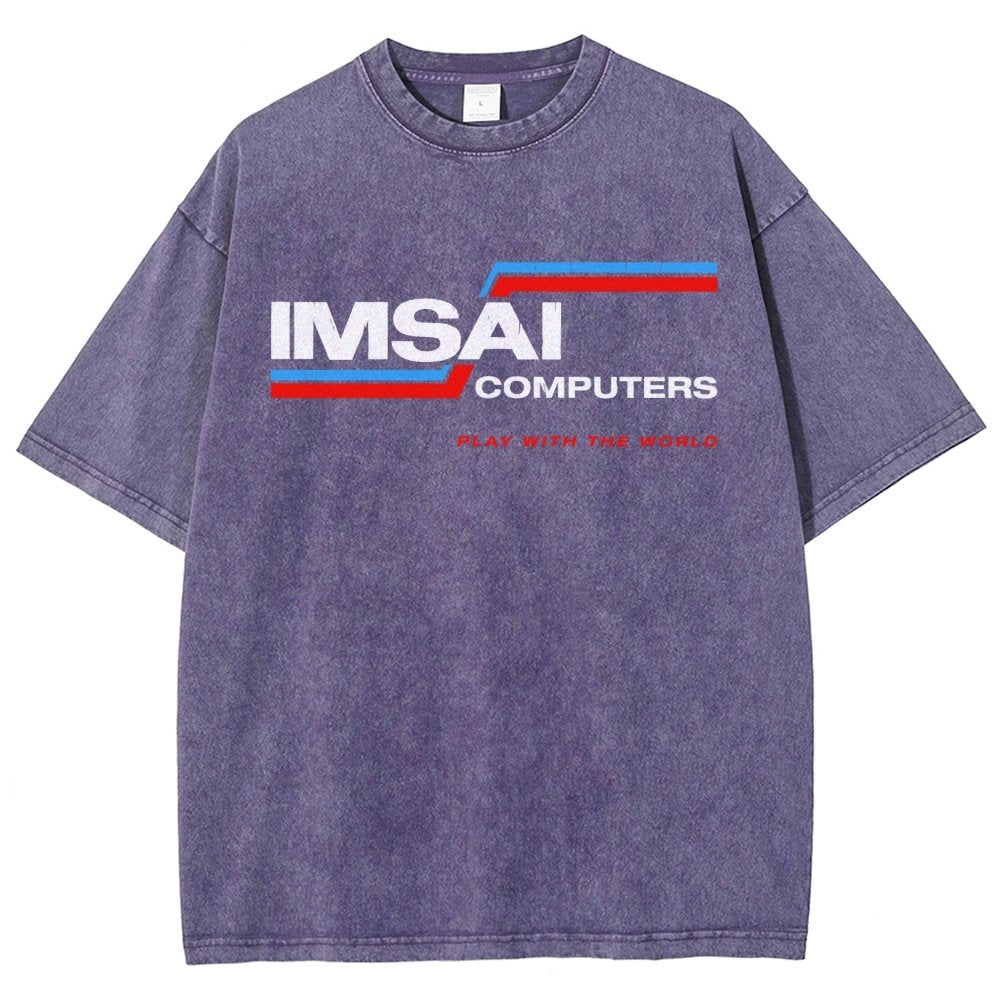 IMSAI Computers Vintage Distressed T-shirt
