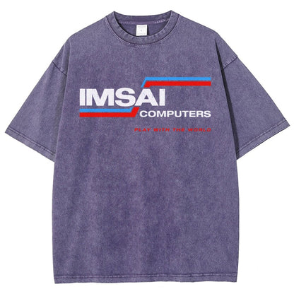 IMSAI Computers Vintage Distressed T-shirt