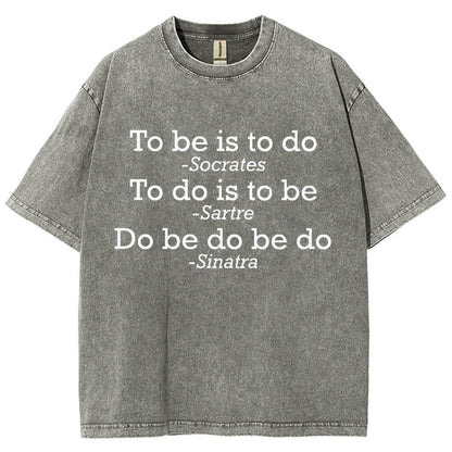 Do Be Do Be Do Joke Vintage Distressed T-shirt