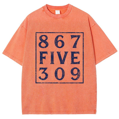Music 867 Five 309 80S Pop Music  Vintage Distressed T-shirt