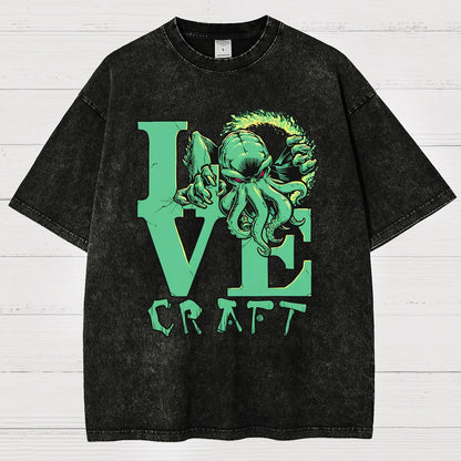 Cthulhu Vintage Distressed T-shirt