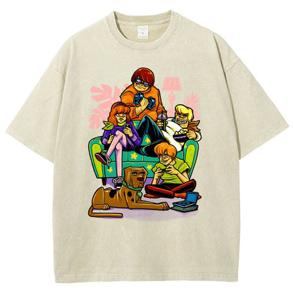 Stay Home Squad Vintage Distressed T-shirt