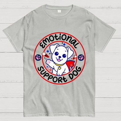 Emotional Support Dog Unisex Geek T-Shirt