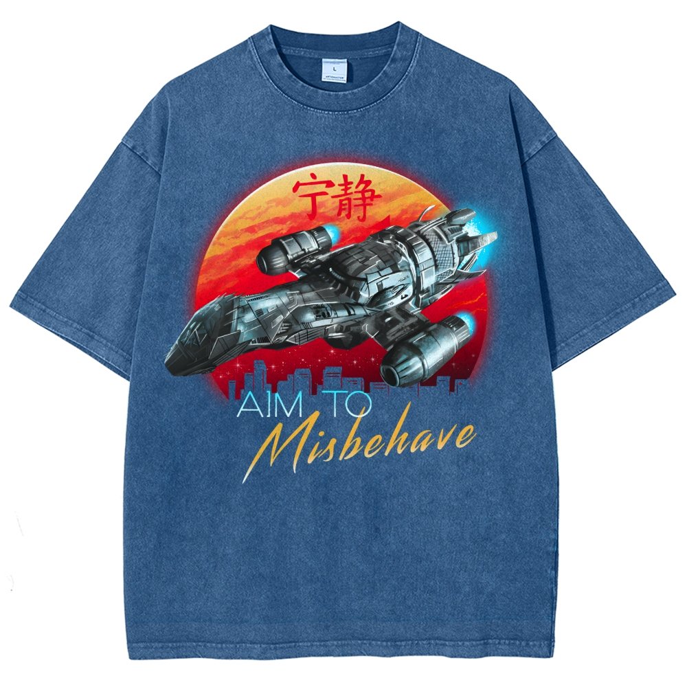 Watch How I Soar Vintage Distressed T-shirt