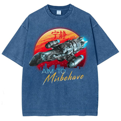 Watch How I Soar Vintage Distressed T-shirt