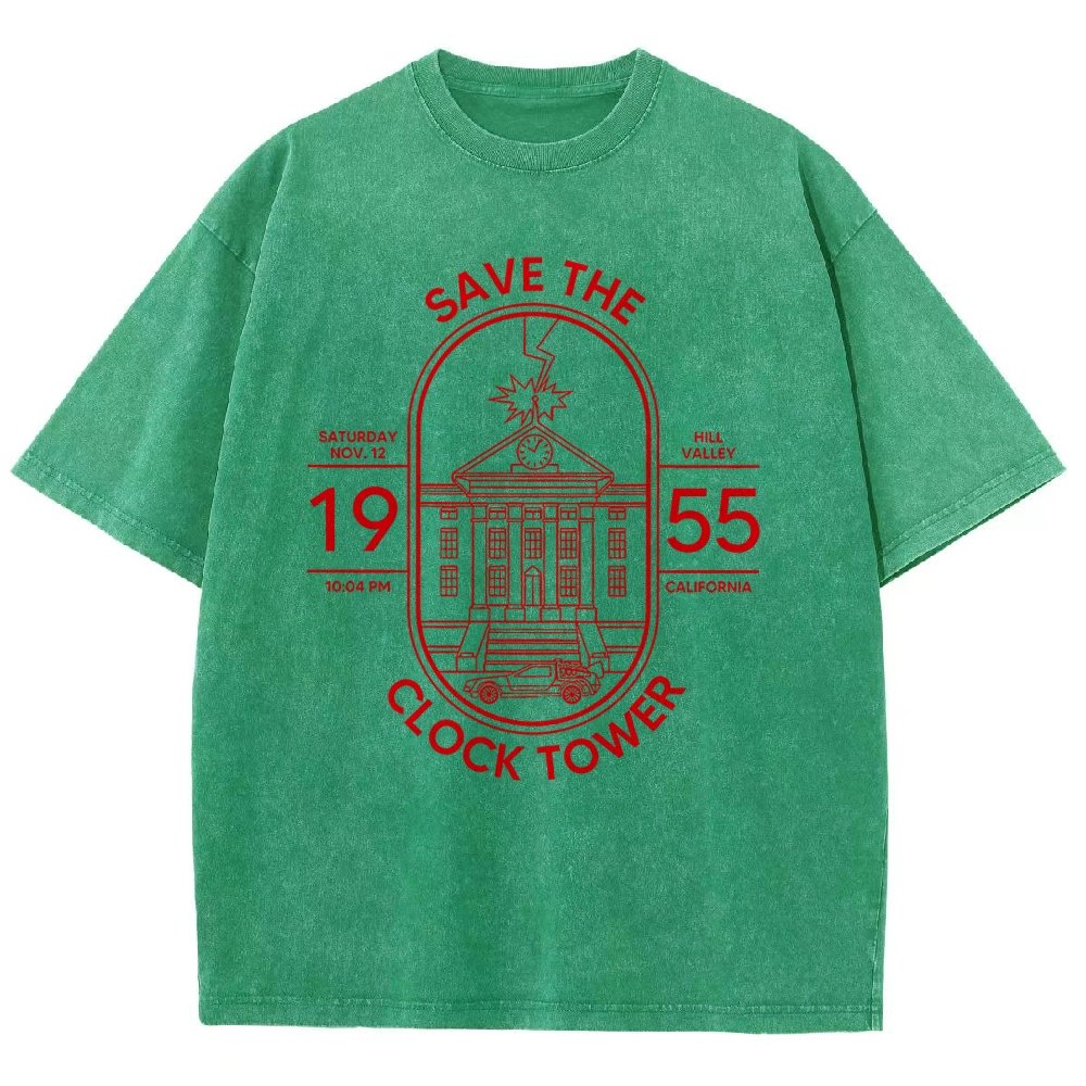 Save the Time Marker Vintage Distressed T-shirt