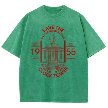 Save the Time Marker Vintage Distressed T-shirt