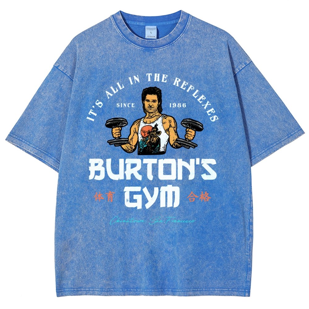 Burton's Gym Vintage Distressed T-shirt