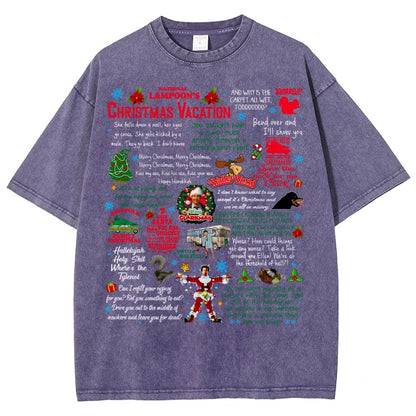 Holiday Vacation Quote Vintage Distressed T-shirt