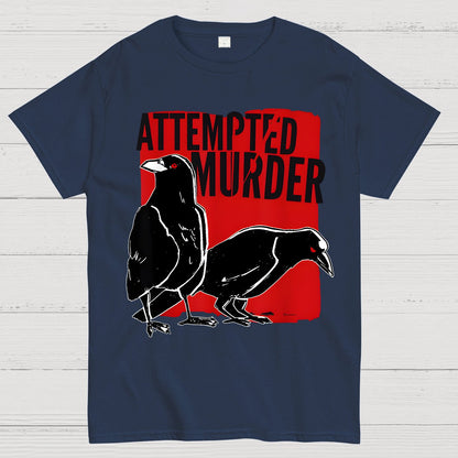 Attempted Murder Crow Geek T-Shirt