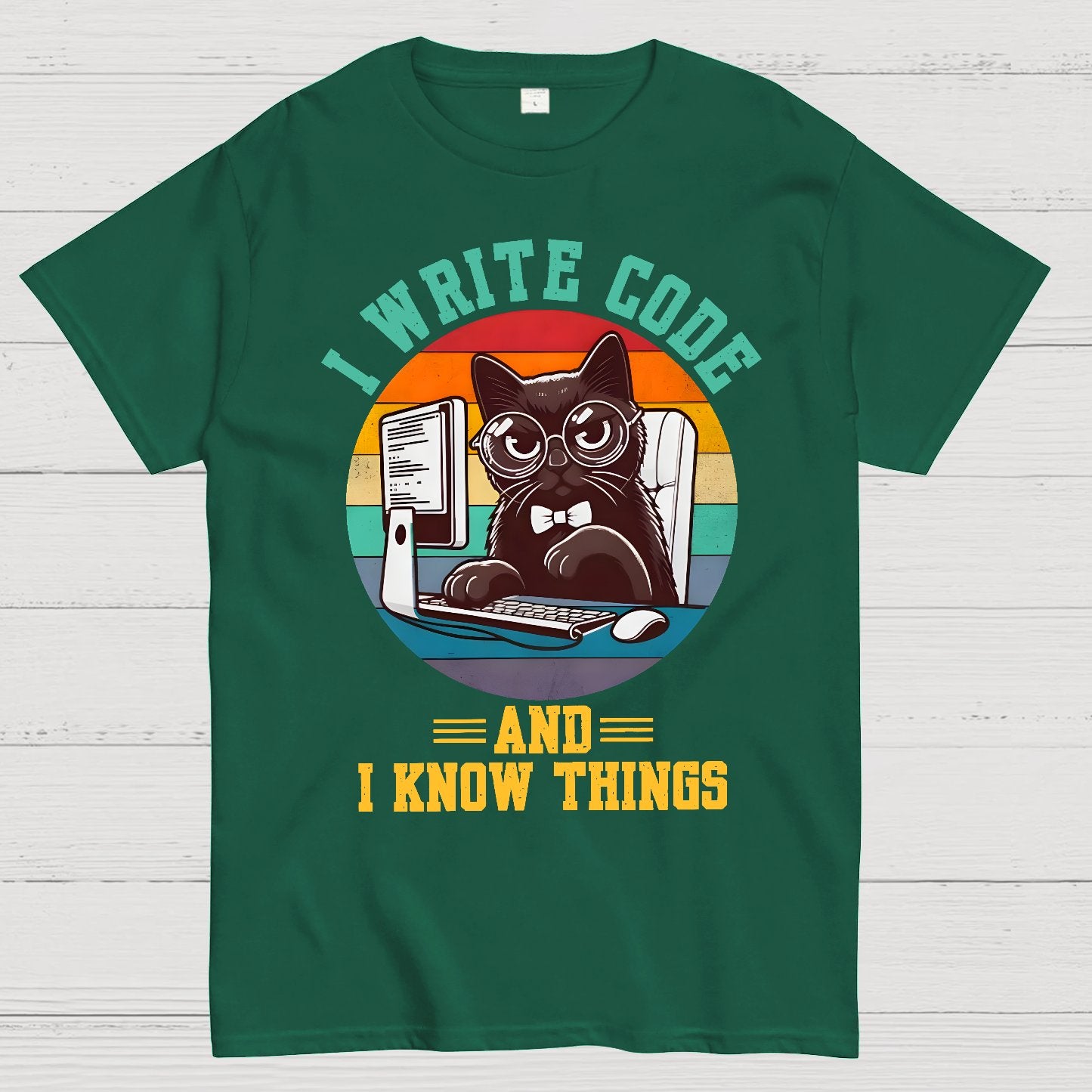 I Write Code And I Know Thing Geek T-Shirt