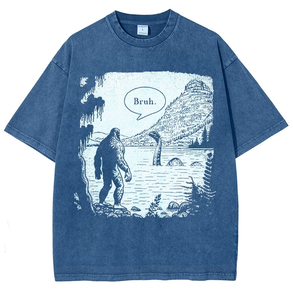 Bruh Vintage Distressed T-shirt
