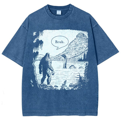 Bruh Vintage Distressed T-shirt
