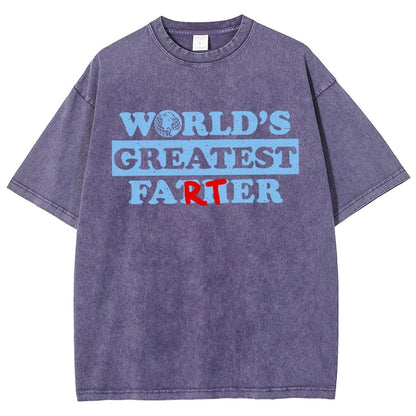 Father's Day Farter Vintage Distressed T-shirt
